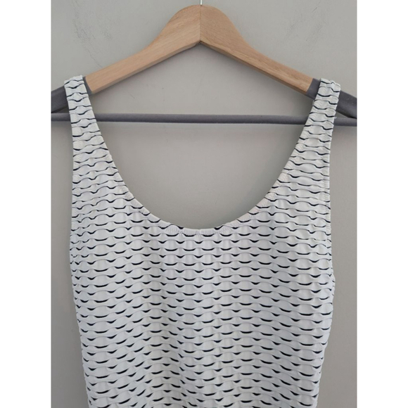 Milly Cabana One Piece Neutral Deep Back Scoop Women's Size S - Picture 5 of 7